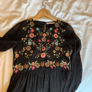 Embroidered Spring Dress